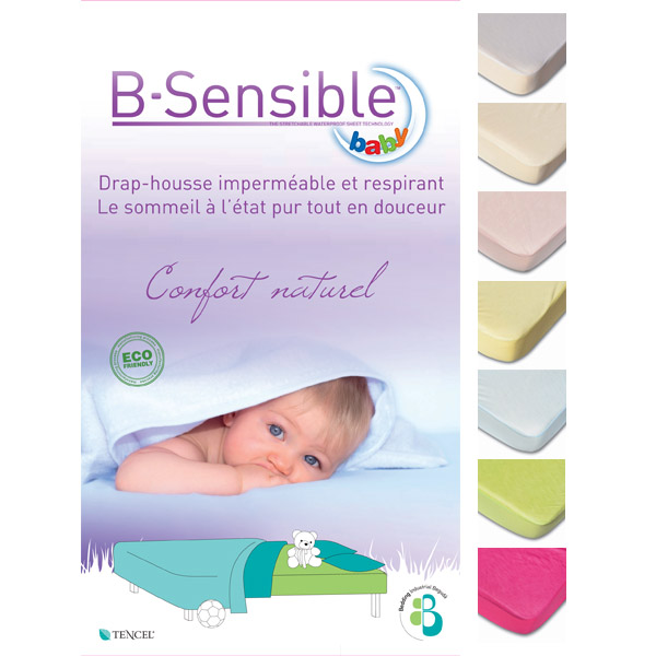 Drap Housse Impermeable Bebe B Sensible